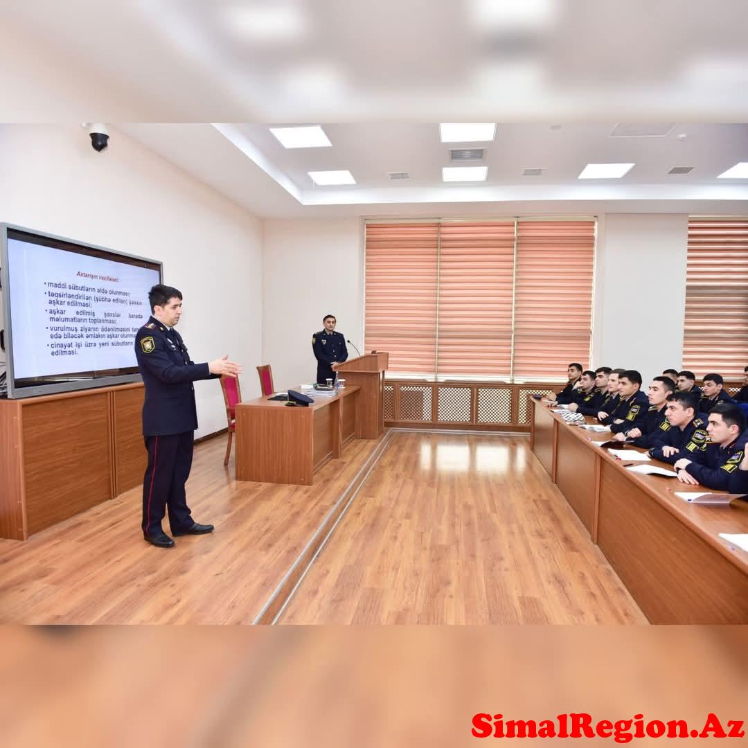 Polis akademiyasında uğurlu tədris davam edir