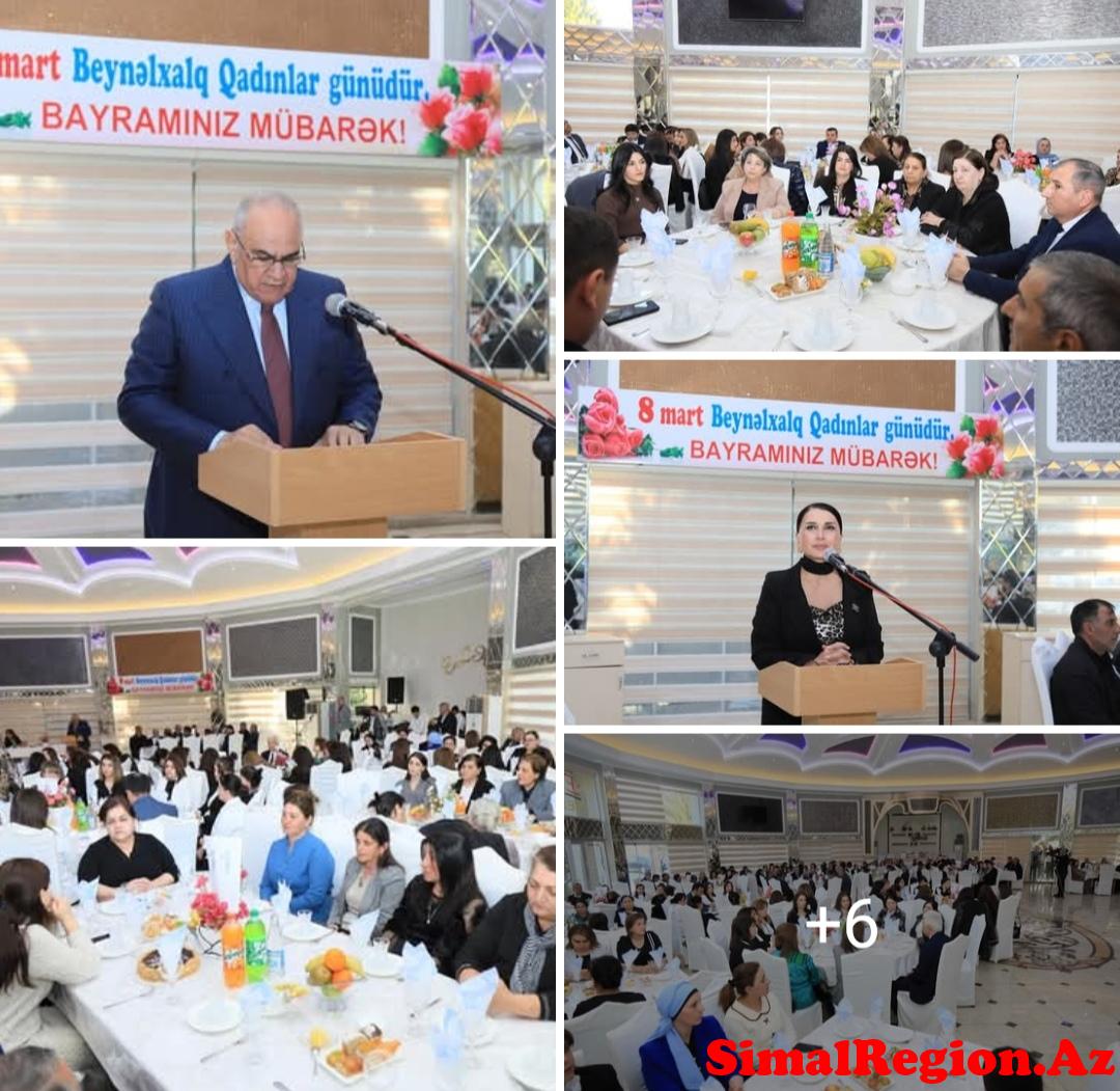 Zərdabda 8 mart beynəlxalq qadınlar günü münasibətilə tədbir keçirilib