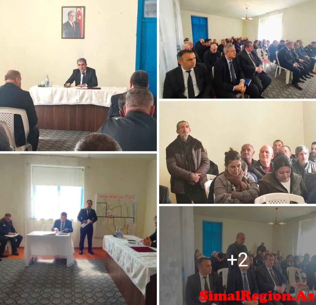 Göyçayda rayon rəhbərliyinin kəndlərdə səyyar qəbulları davam edir