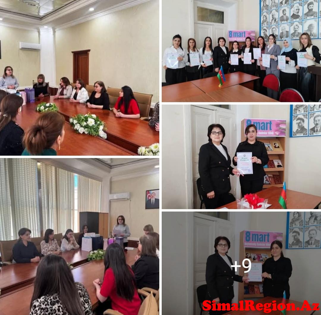 Ağdaş rayonunda 8 mart beynəlxalq qadınlar günü münasibətilə silsilə tədbirlər keçirilib