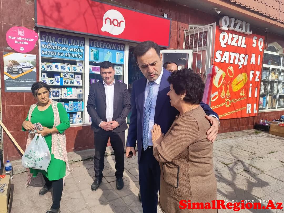 İsmayıllıda rayon icra hakimiyyətinin başçısı daima əhalinin problemləri ilə maraqlanır