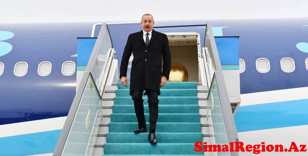 Azərbaycan prezidenti Türkiyəyə işgüzar səfərə gedib.