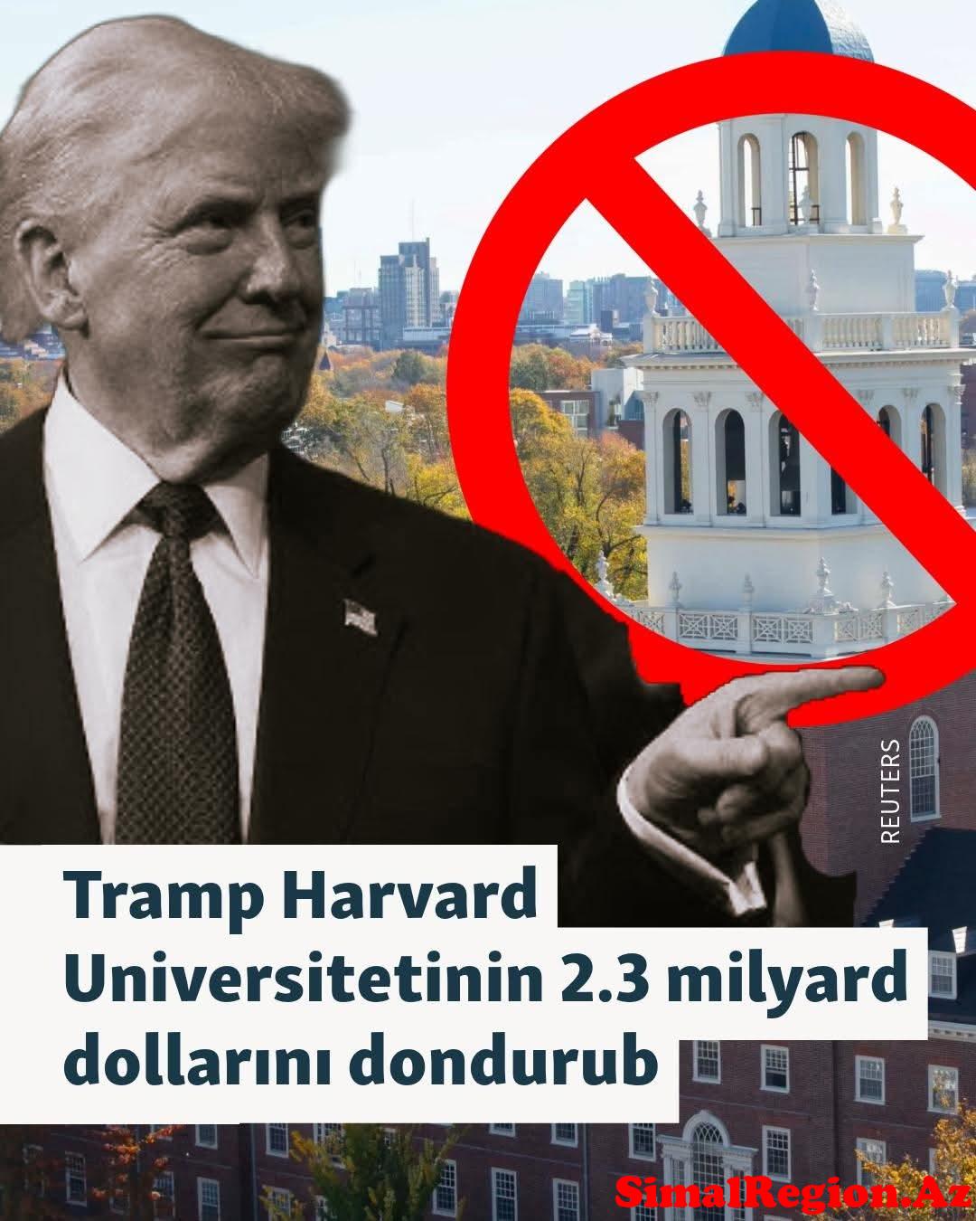 Trampın Tələbini Harvard Universiteti Rədd Etdi