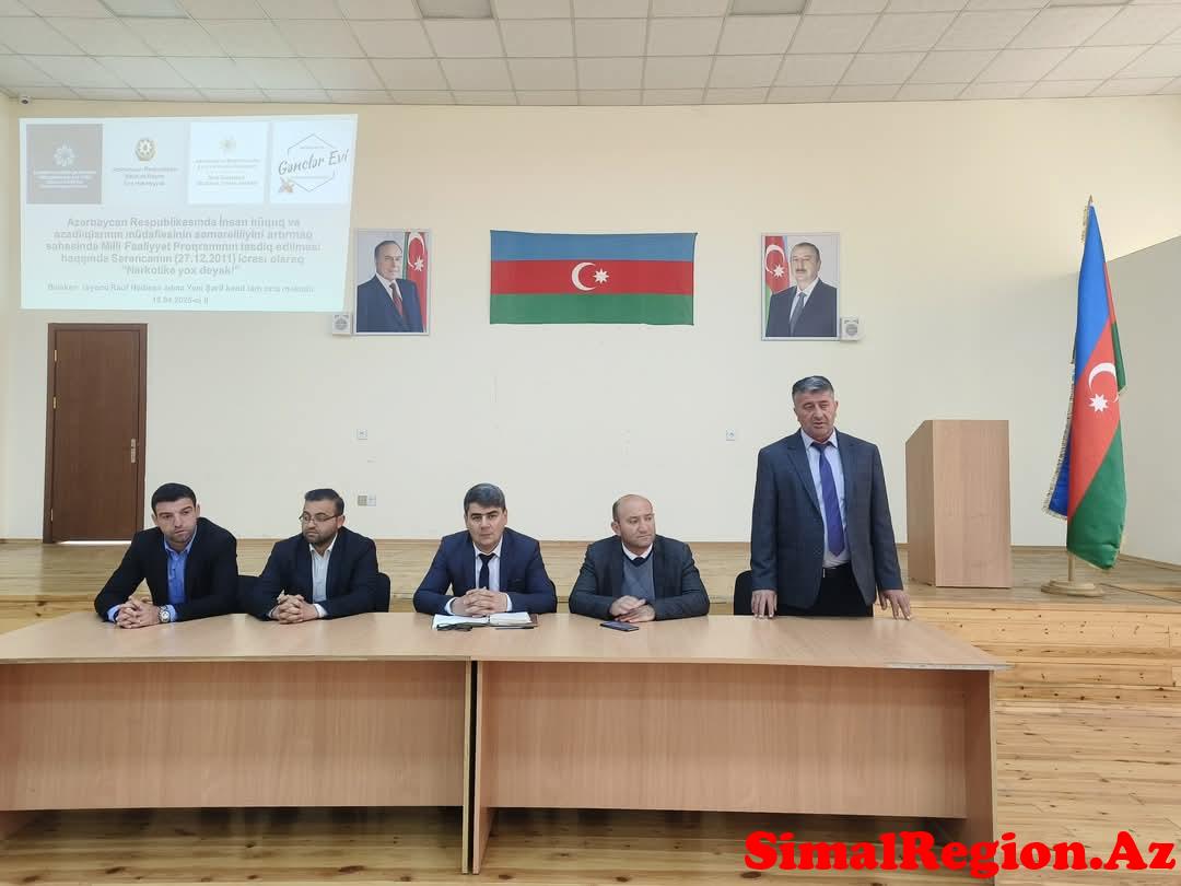 Balakəndə narkomaniyaya qarşı birlikdə mübarizə aparaq mövzusunda tədbir keçirilib