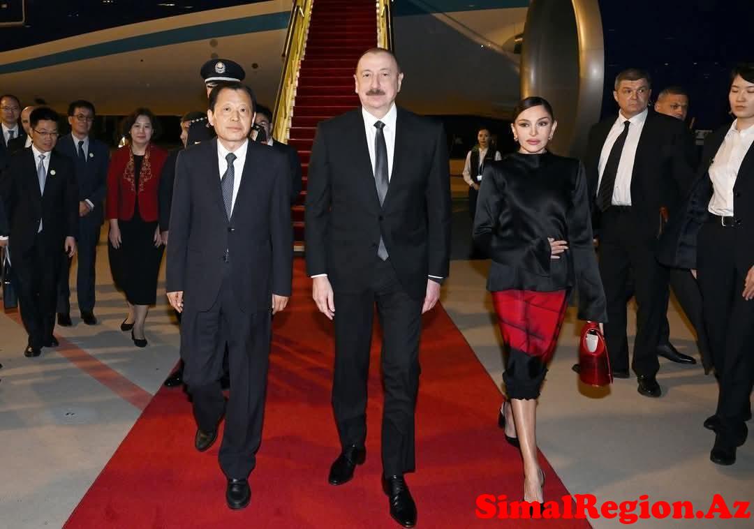 Prezident İlham Əliyev Çinə işgüzar səfərə gedib