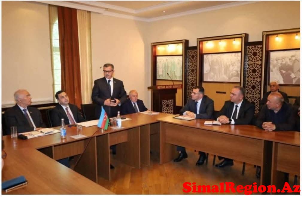 Millət vəkili rayon ağsaqqallar şurasının hesabat iclasında iştirak edib