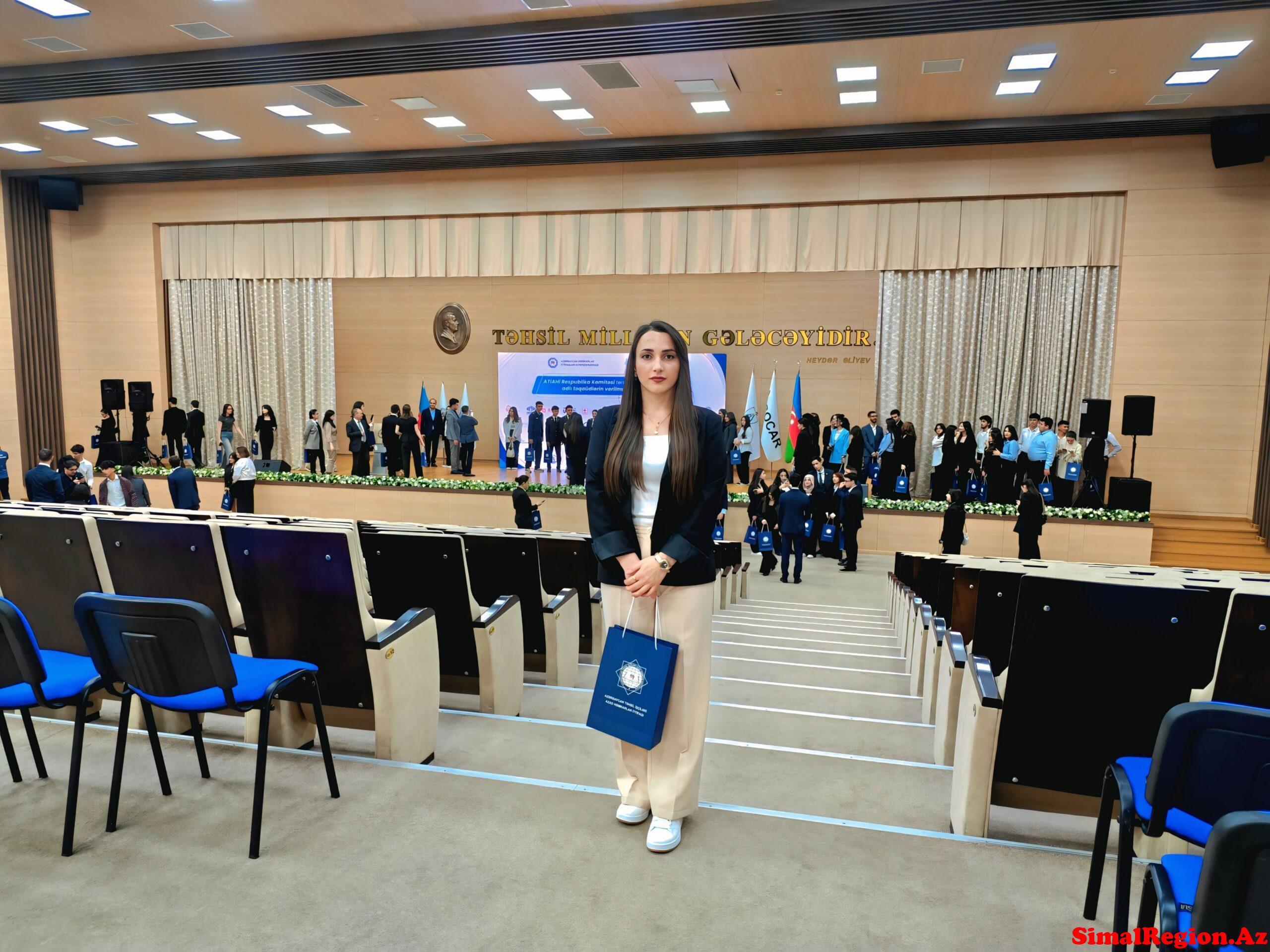 “Tibb bacısı( qardaşı)” ixtisası tələbəsi “Adlı təqaüd”-ə layiq görüldü
