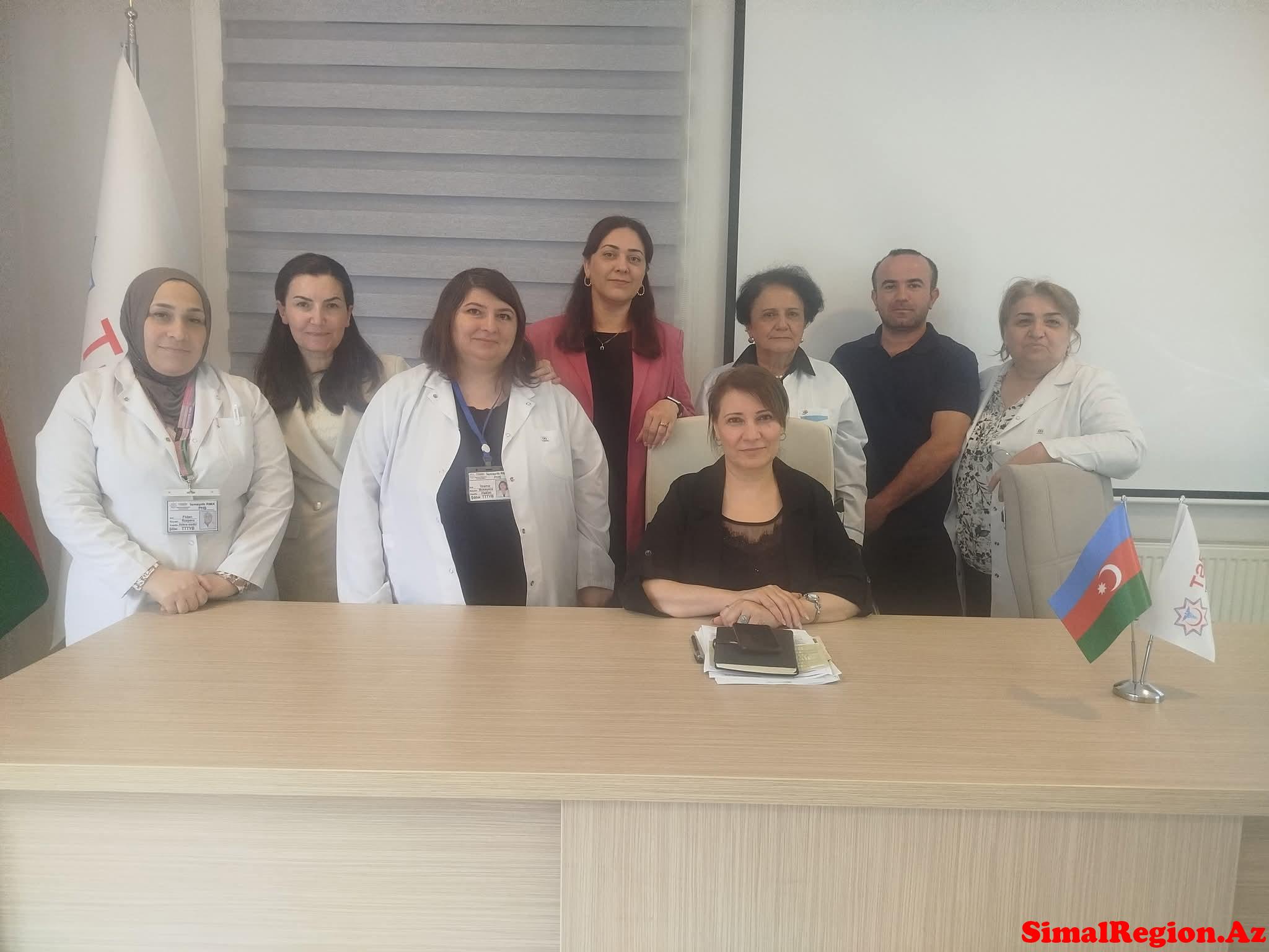 İsmayıllı Rayon Mərkəzi Xəstəxanasında Təlim Təşkil olunub