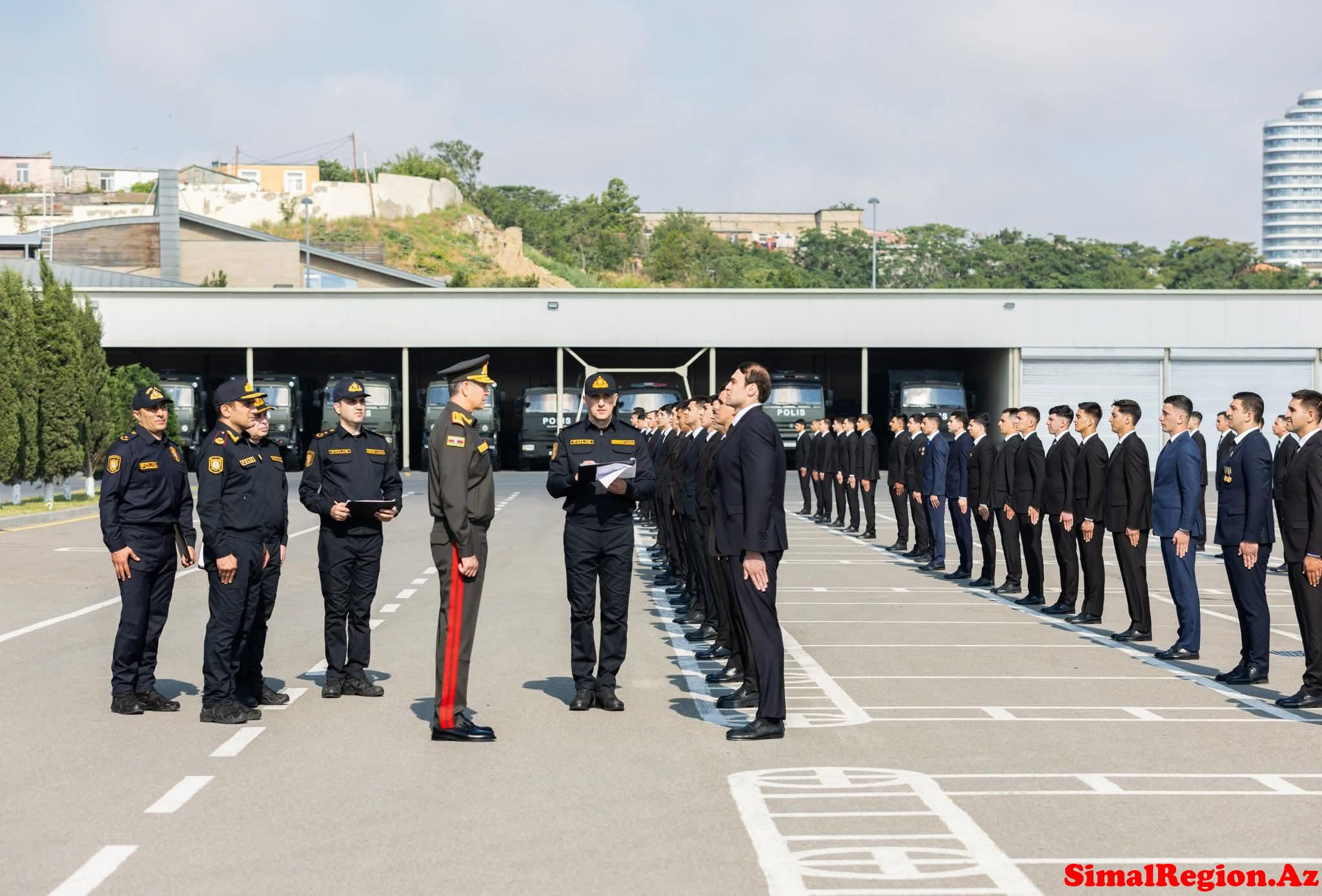 DİN NAZİRİ POLİS ORQANLARINDA XİDMƏTƏ QƏBULLA BAĞLI NÖVBƏTİ SIRA BAXIŞI KEÇİRİB