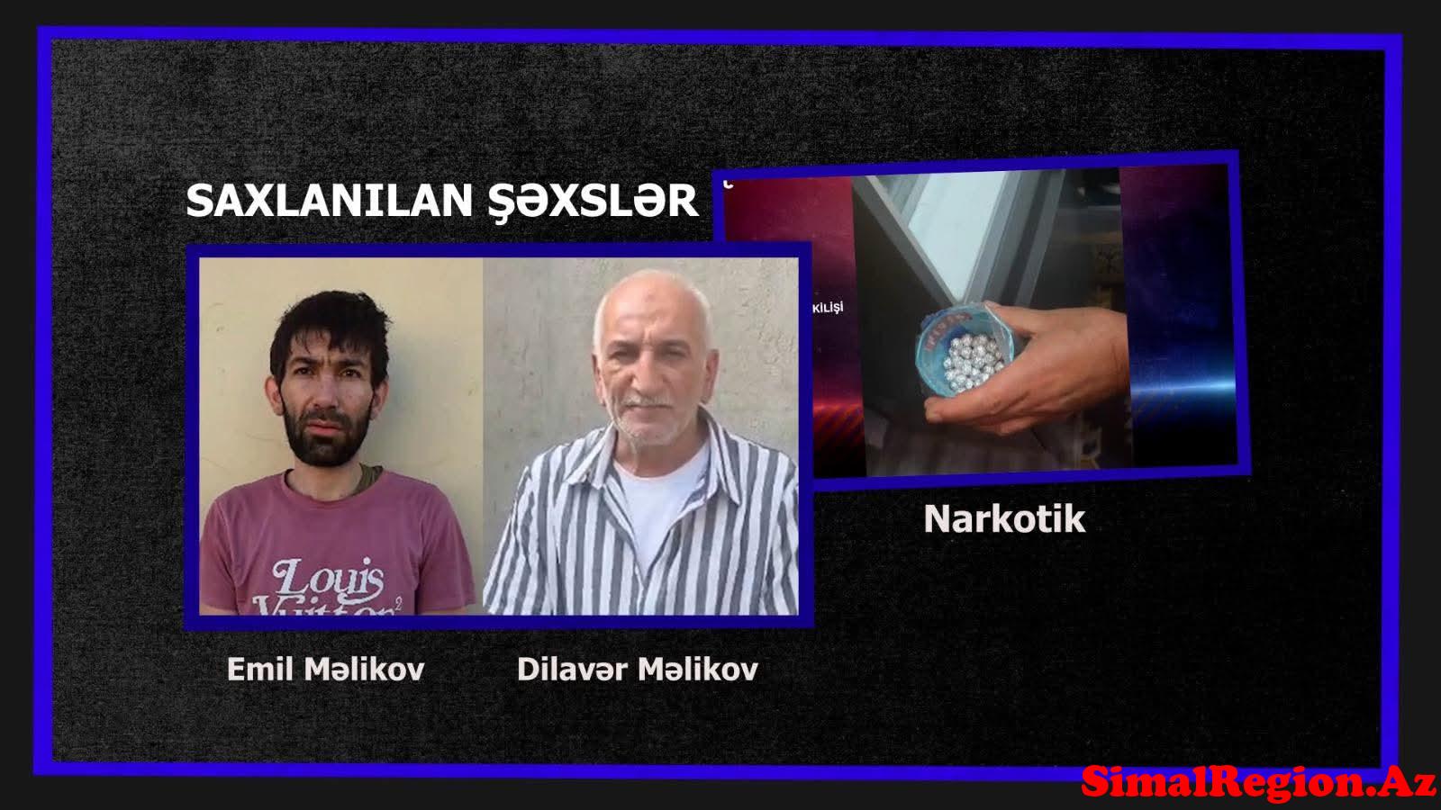 Paytaxtda narkotik üstündə polis ata və oğulu həbs etdi