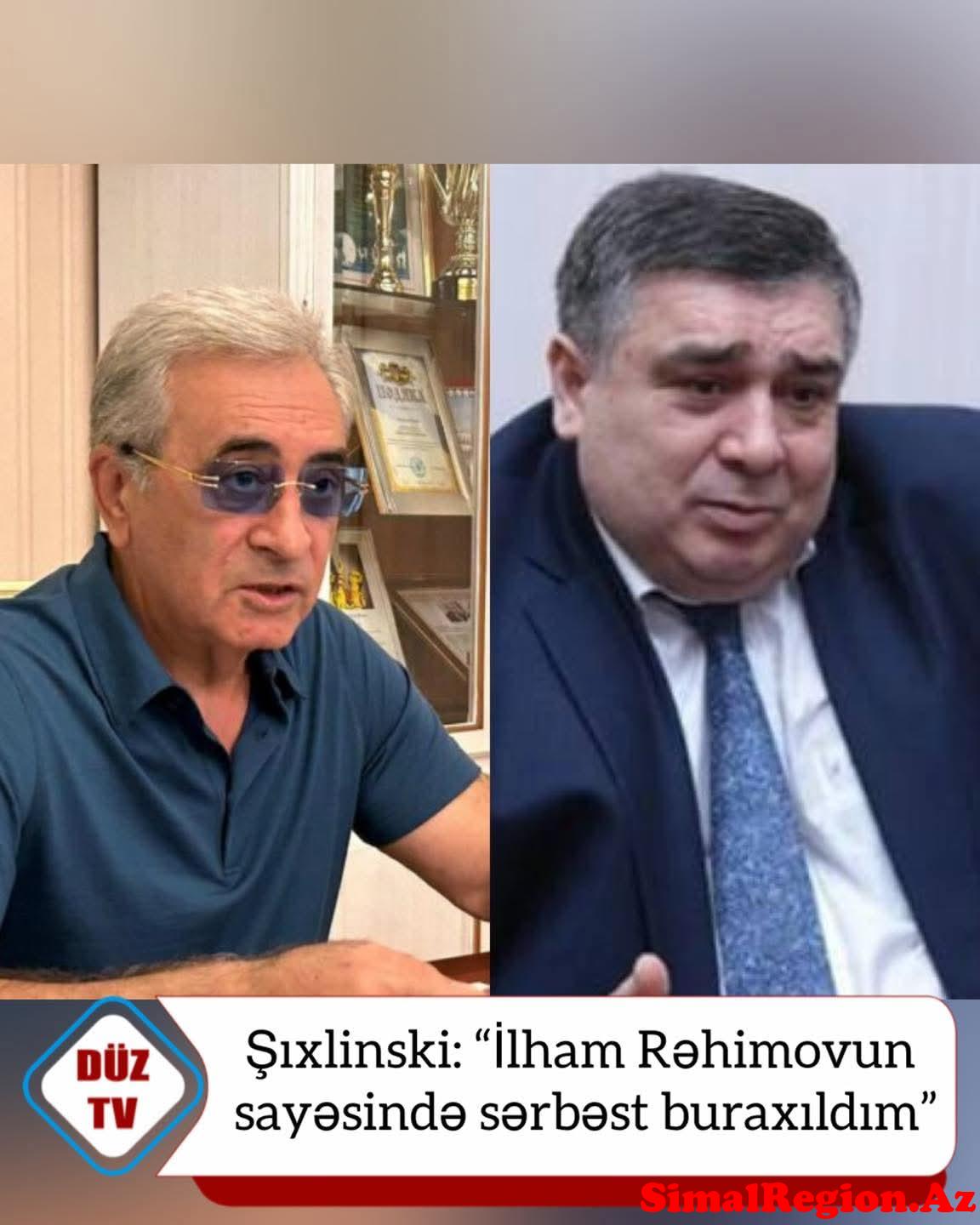 Onu azadlığa buraxdılar