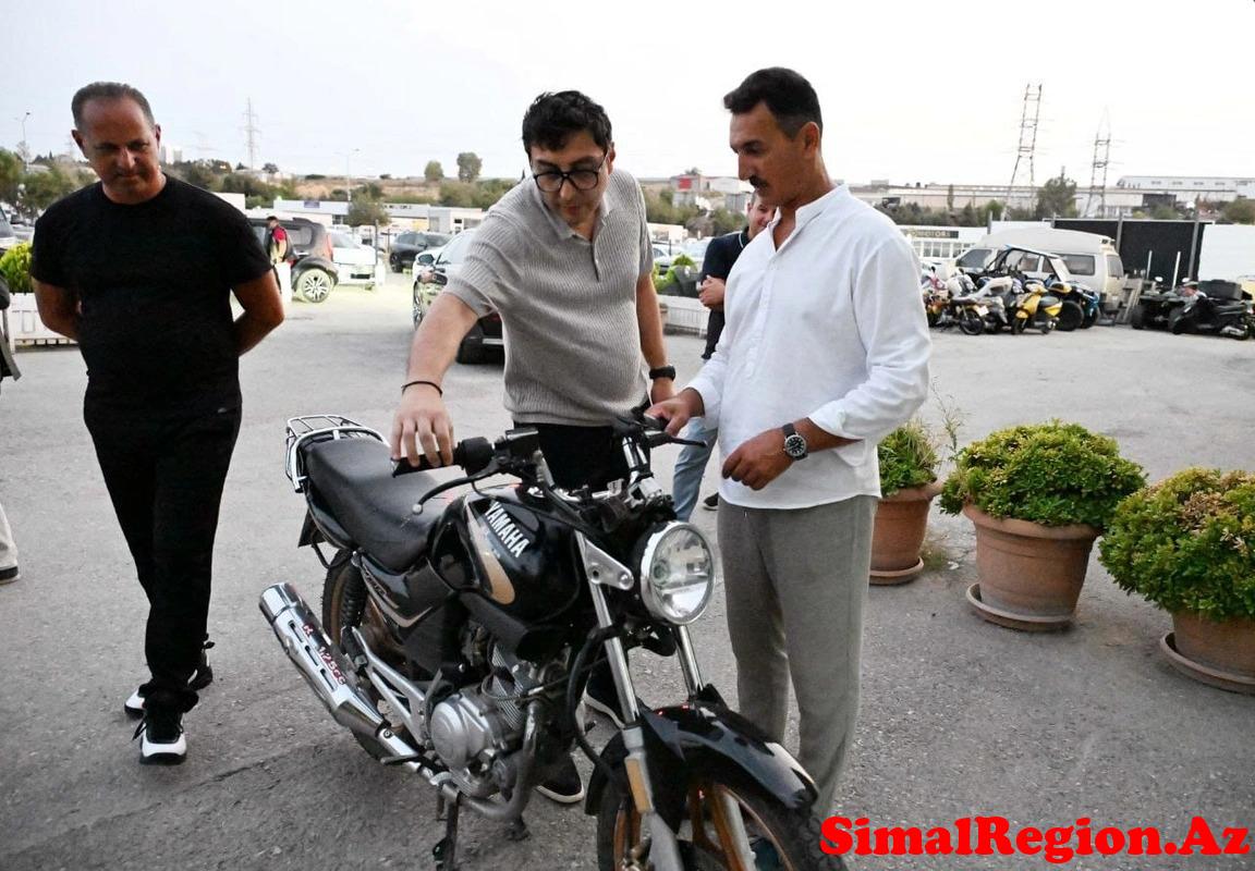 Nazir Fərid Qayıbov “Moto X Club”un fəaliyyəti ilə tanış olub