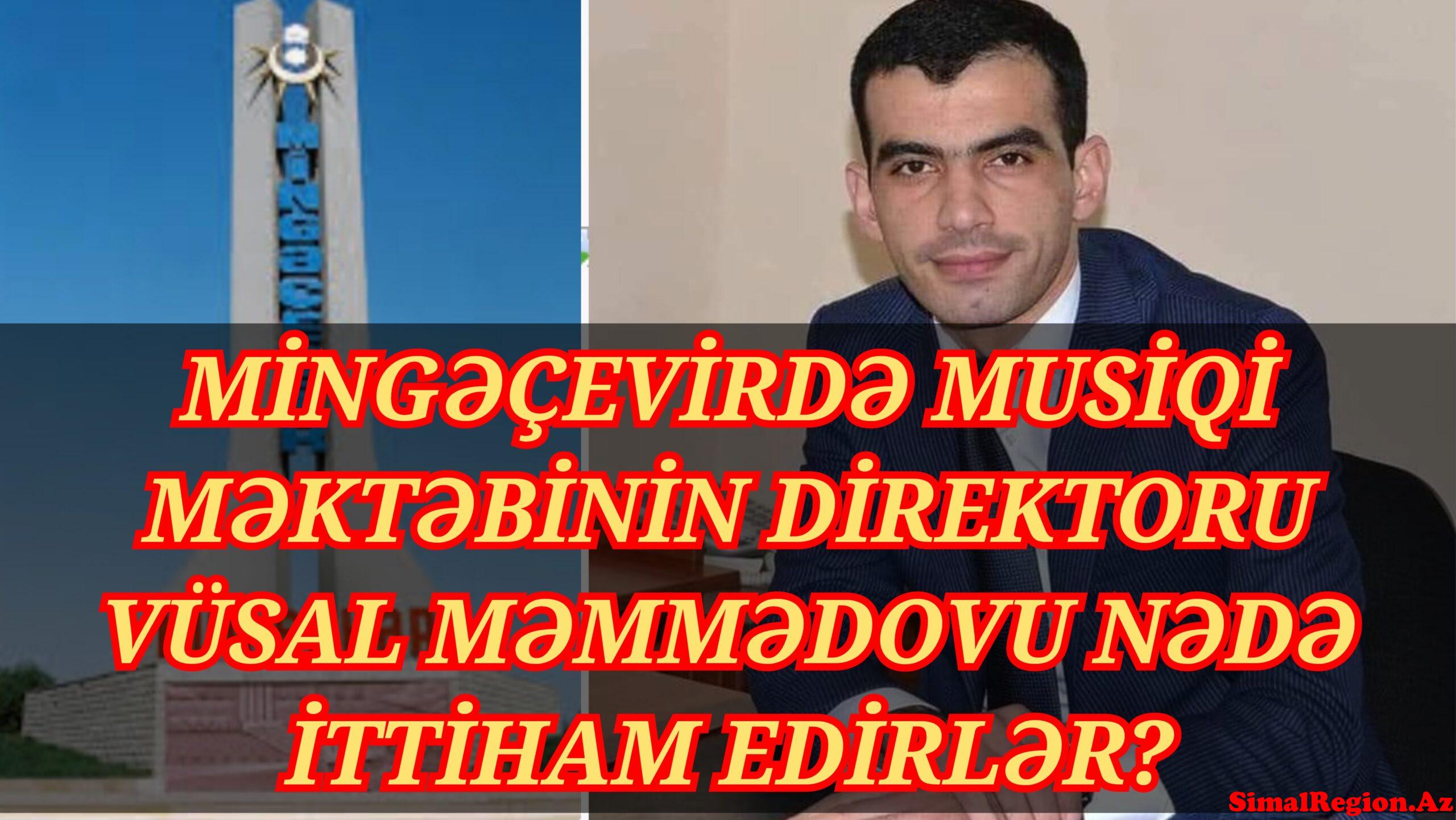 Mingəçevirdə musiqi məktəbinin direktoru qaz vurub,qazan doldurur:Şok ittiham